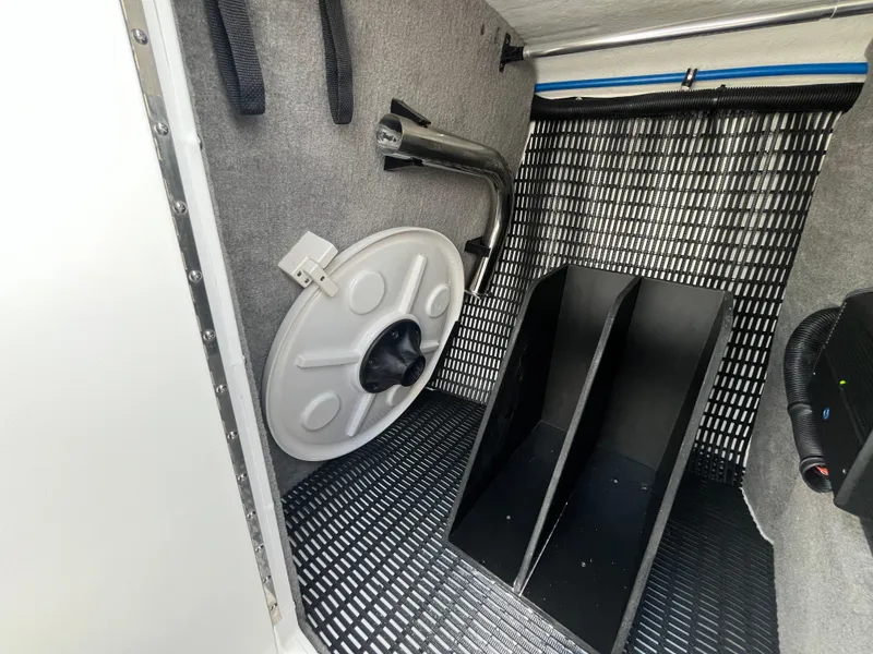 Slide: The Image of Interior storage compartment of 2025 Monterey 255 Super Sport boat. - 39