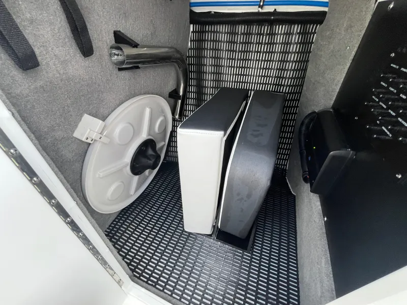 Slide: The Image of Interior storage compartment of 2025 Monterey 255 Super Sport boat. - 41
