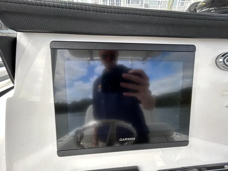 Slide: The Image of Garmin display on 2025 Sea Fox 248 Commander boat dashboard. - 10