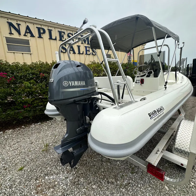 Slide: The Image of 2024 Rigid Boats 17' Sport with Yamaha engine at Naples Boat Sales. - 7