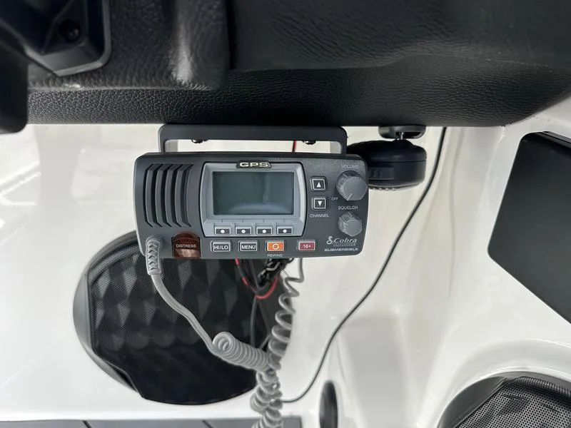 Slide: The Image of GPS radio system in 2023 Malibu 22 LSV boat interior. - 12
