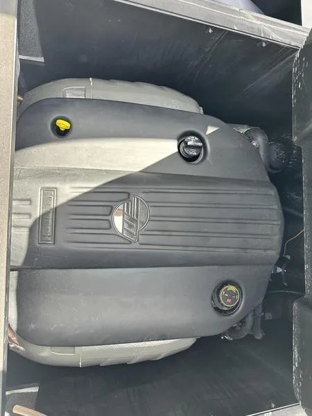 Slide: The Image of 2023 Malibu 22 LSV engine compartment, showcasing a sleek, modern design. - 8