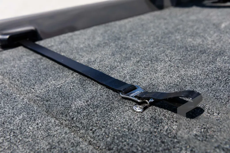 Slide: The Image of Skeeter ZXR 21 boat deck with secure strap, 2025 model. - 38