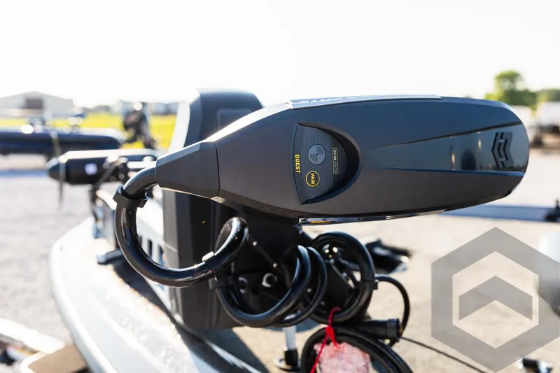 Slide: The Image of 2025 Skeeter ZXR 20 boat motor close-up, showcasing advanced design and technology. - 24