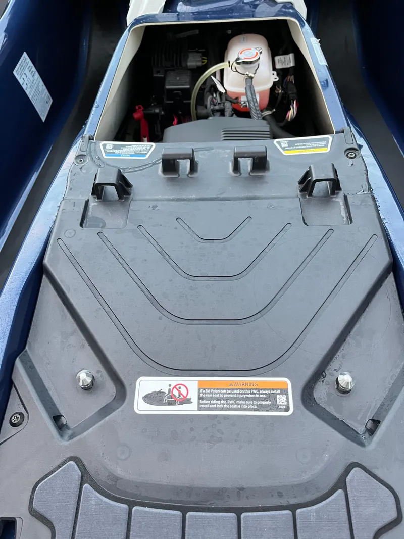Slide: The Image of 2023 Sea-Doo GTX 300 Limited engine compartment, showcasing internal components and design. - 8