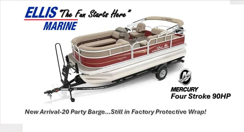 The Image of Sun Tracker Party Barge 18 DLX 2025 - 1