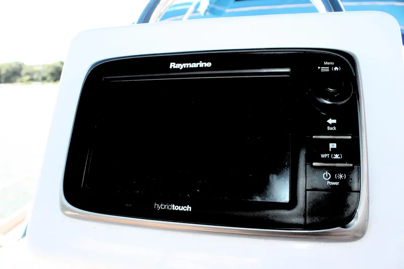 Slide: The Image of Raymarine HybridTouch display on 1978 Tartan 37 sailboat. - 21