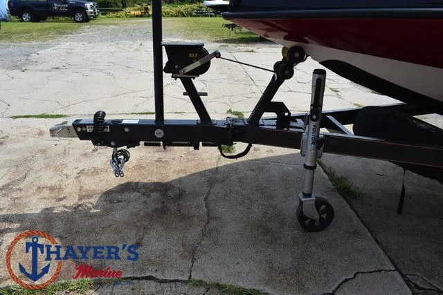 Slide: The Image of 2025 Bass Cat Puma STS trailer hitch at Thayer's Marine. - 9