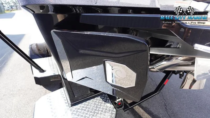 Slide: The Image of 2023 Malibu 26 LSV boat detail at Race City Marine dealership. - 11