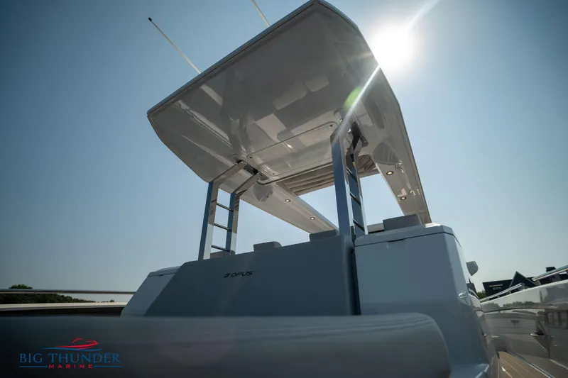 Slide: The Image of Opus 12 boat 2024, sunlight, modern design, Big Thunder Marine. - 38