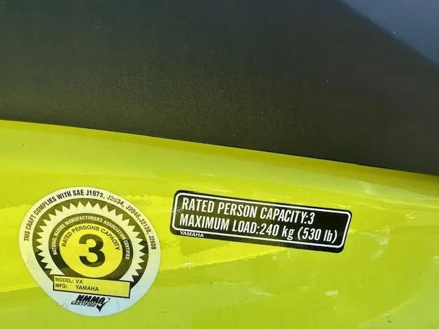 Slide: The Image of Yamaha WaveRunner VX Limited 2021, rated for 3 people, max load 240 kg (530 lb). - 10