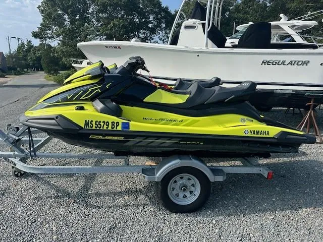 Slide: The Image of 2021 Yamaha WaveRunner VX Limited on trailer, parked outdoors. - 3