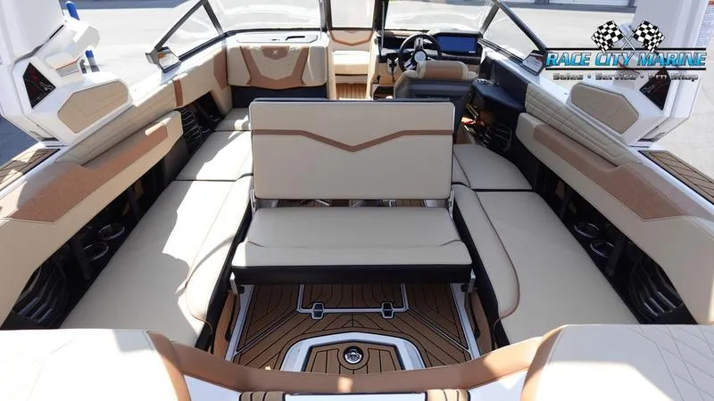Slide: The Image of Interior of the 2022 Nautique Super Air Nautique G23 boat. - 7