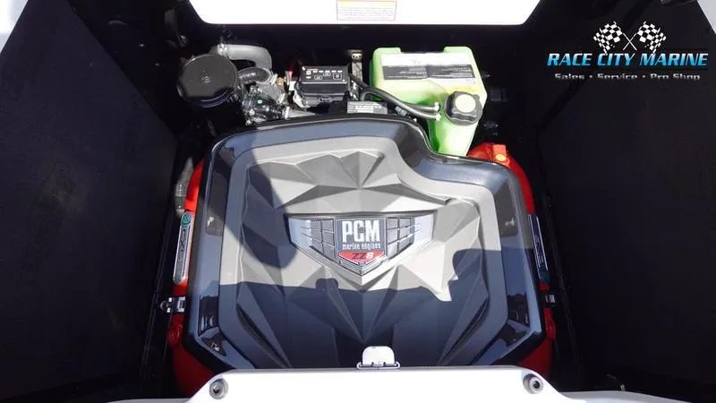 Slide: The Image of 2022 Nautique Super Air Nautique G23 engine compartment with PCM engine. - 17