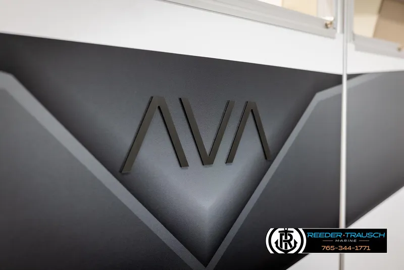 Slide: The Image of 2025 Avalon VEN CRB logo on sleek black surface. - 42