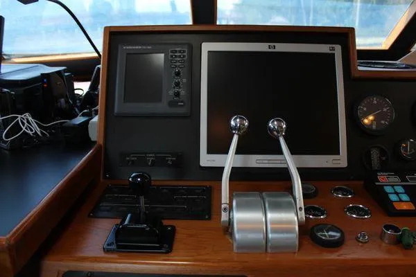 Slide: The Image of Cheoy Lee 90 cockpit motor yacht 1983 - 61