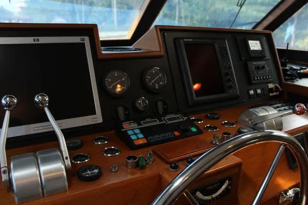 Slide: The Image of Cheoy Lee 90 cockpit motor yacht 1983 - 62