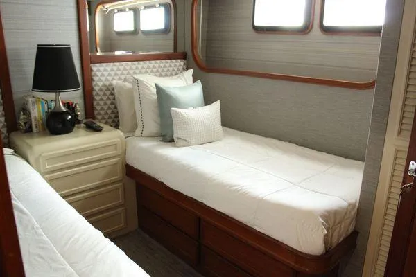 Slide: The Image of Cheoy Lee 90 cockpit motor yacht 1983 - 85