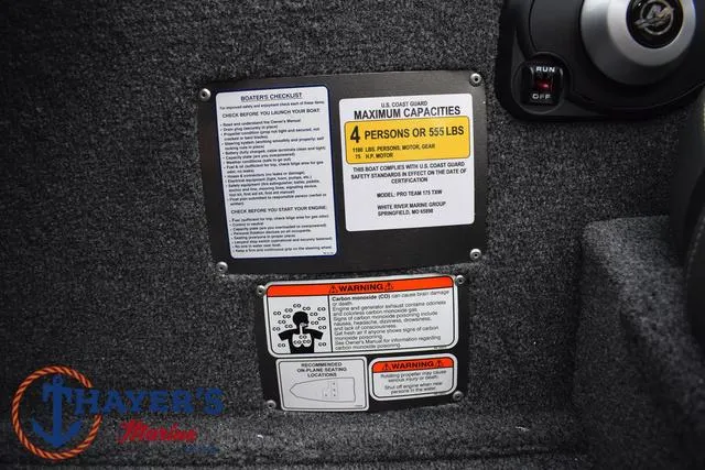 Slide: The Image of Tracker Pro Team 175 TXW 2025 - 25