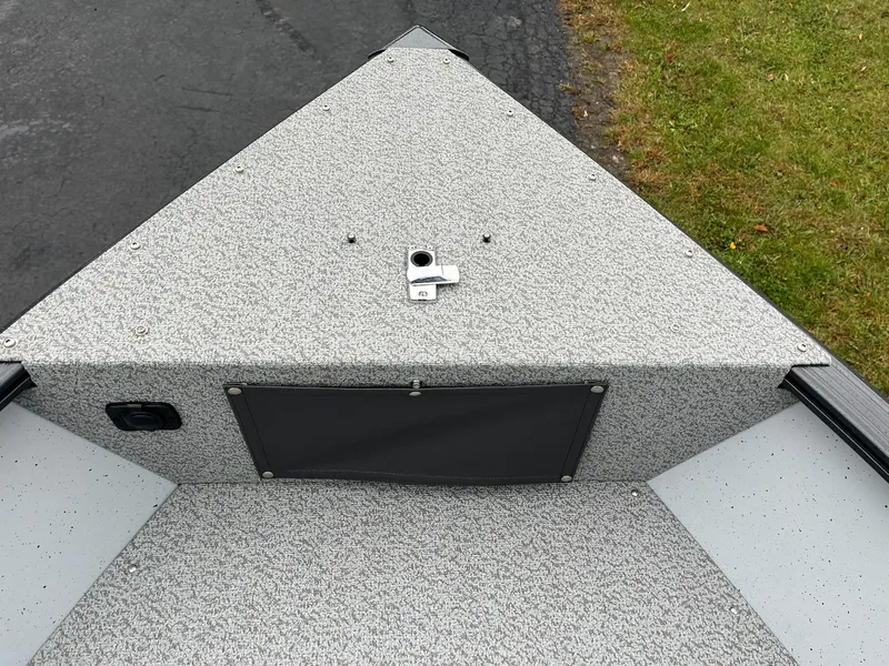 Slide: The Image of 2025 Lund 1775 Adventure Sport boat deck with gray textured surface. - 15