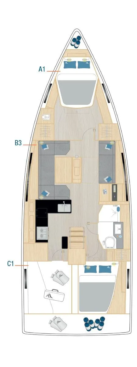 Slide: The Image of Hanse 410 2025 - 51
