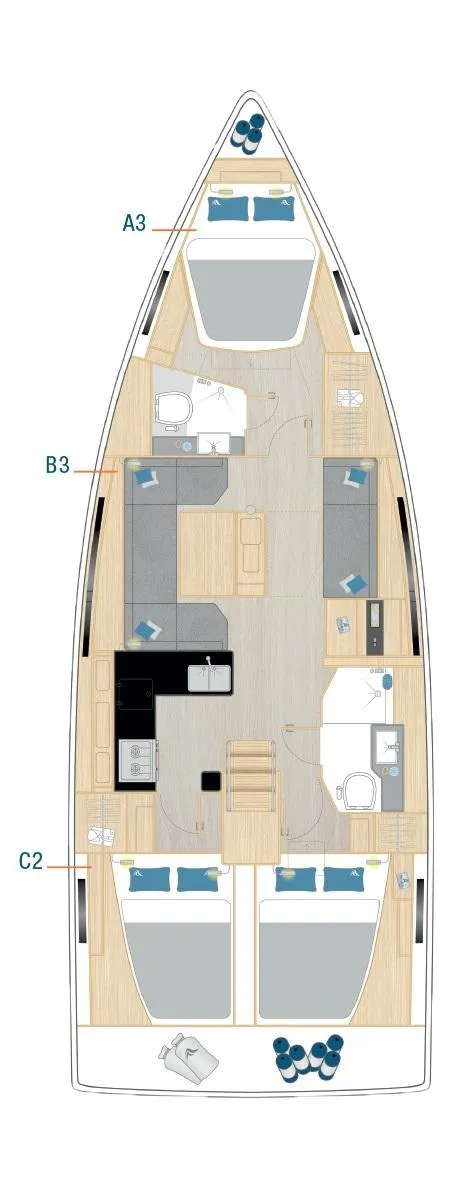 Slide: The Image of Hanse 410 2025 - 54