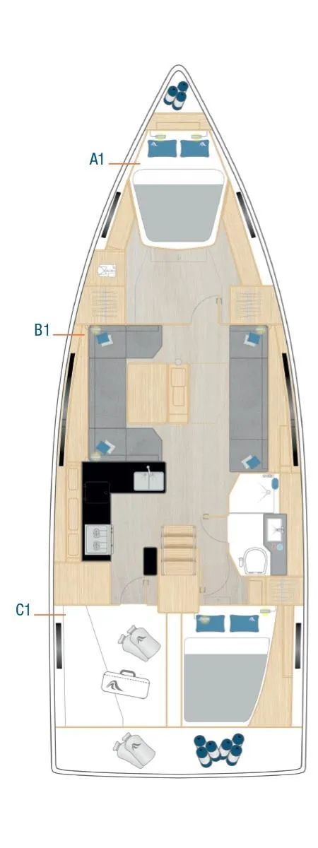Slide: The Image of Hanse 410 2026 - 50