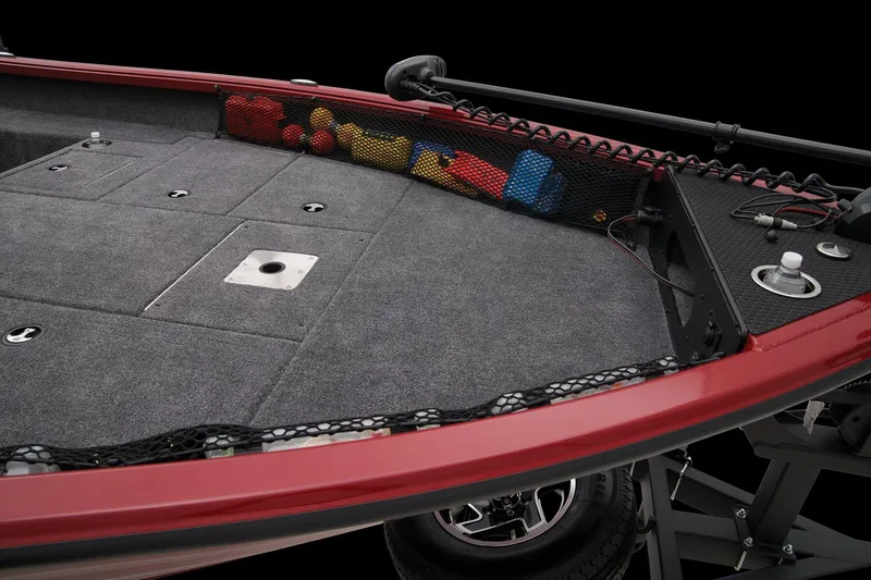 Slide: The Image of 2024 Ranger VS1682SC Angler boat interior storage compartment detail. - 12