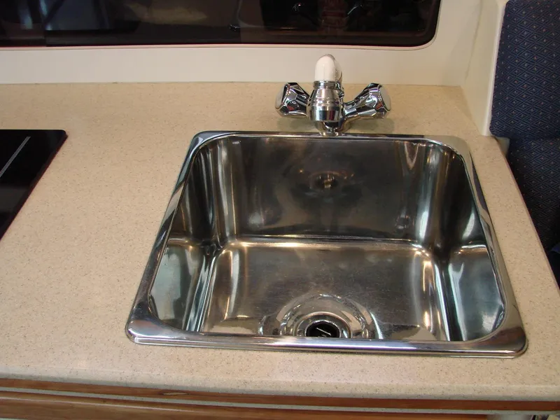 Slide: The Image of Stainless steel sink in 2005 Albin Tournament Express boat kitchen. - 43