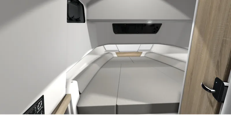 Slide: The Image of Interior of 2025 Zodiac X10CC cabin, featuring modern design and comfortable seating. - 4