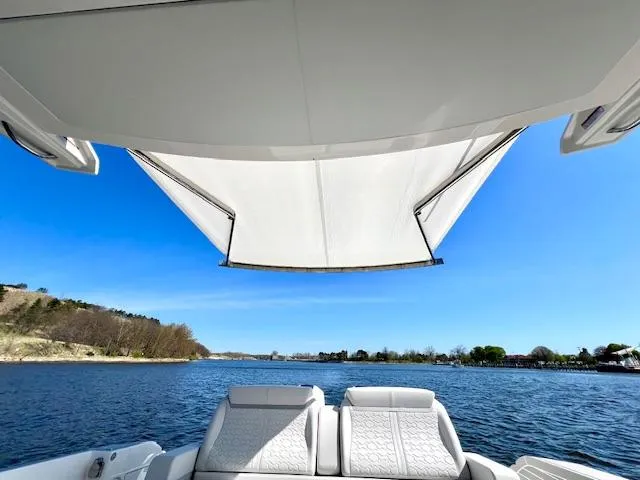 Slide: The Image of SureShade Aft Awning - Open  - 23