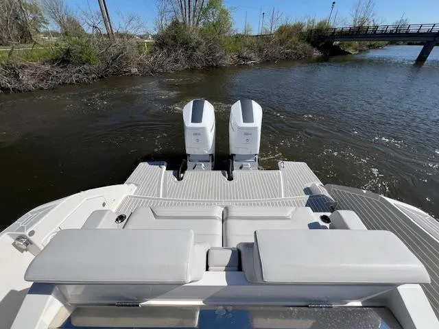 Slide: The Image of Swim Platform w/ Synthetic Teak Decking  - 26