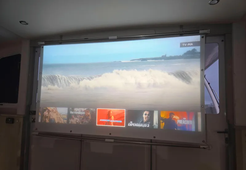 Slide: The Image of Projector and screen w/ bluetooth spk - 14