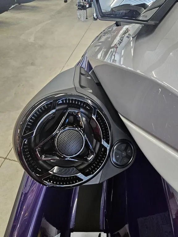 Slide: The Image of 2025 Sea-Doo GTI™ SE 170 with advanced audio system and sleek design. - 8