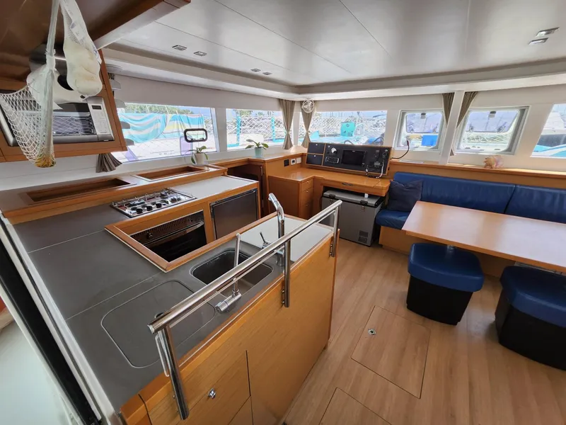 Slide: The Image of Saloon - galley / nav station - 15