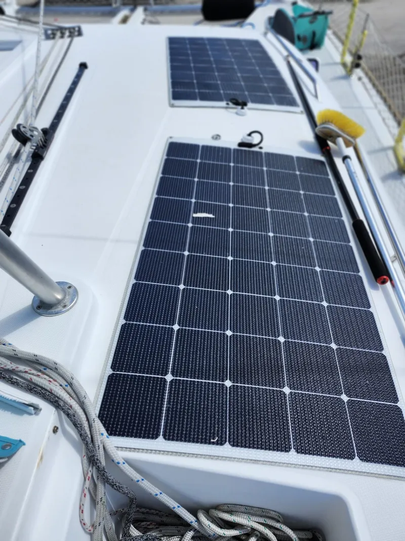 Slide: The Image of Solar array starboard cabintop - 44