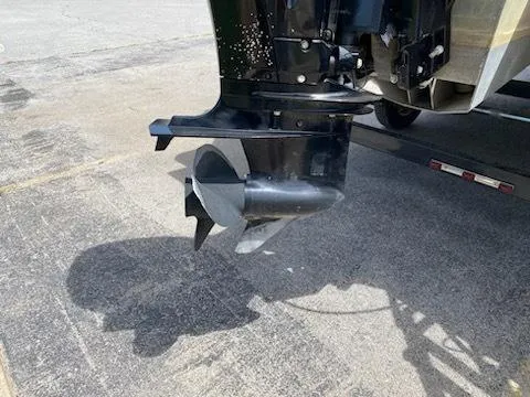 Slide: The Image of 2020 Godfrey SW2086F pontoon boat with canopy and seating, displayed at Sunrise Marine. - 3