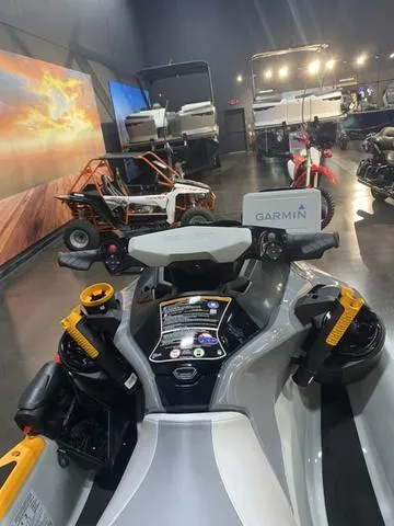 Slide: The Image of 2024 Sea-Doo Waverunner FISH PRO with Garmin GPS in showroom. - 5