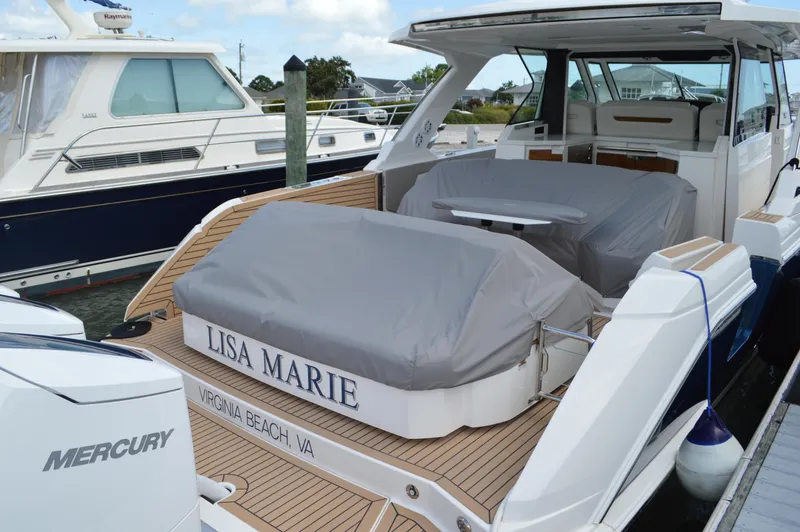 Slide: The Image of Tiara 48 LS - Stern Seat Covers - 56