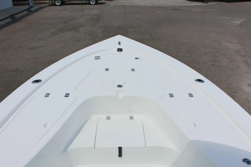 Slide: The Image of 2025 Sea Pro 230 Bay boat deck, spacious and sleek design. - 32
