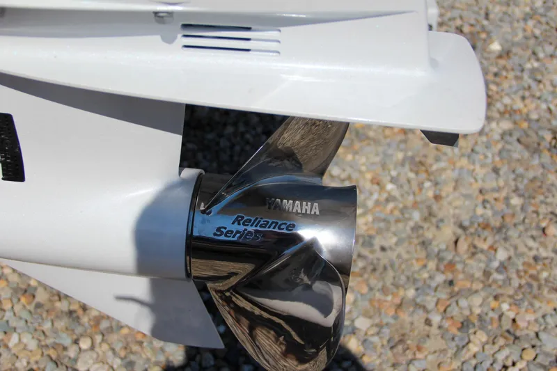 Slide: The Image of Yamaha Reliance Series propeller on 2025 Sea Hunt Gamefish 25 boat. - 12