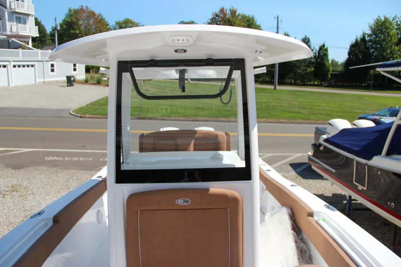 Slide: The Image of 2025 Sea Hunt Gamefish 25 boat with sleek design and spacious seating. - 45