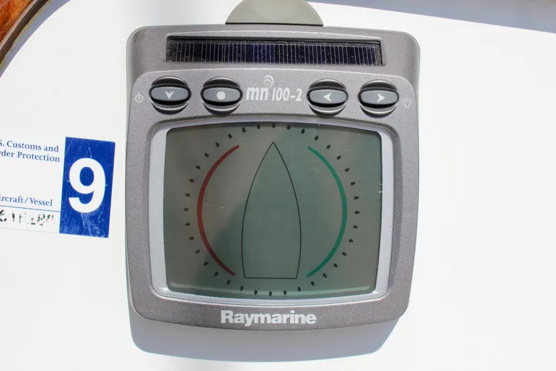 Slide: The Image of Raymarine mn100-2 marine instrument on Custom Gartside Jespersen 40, 2012 model. - 26
