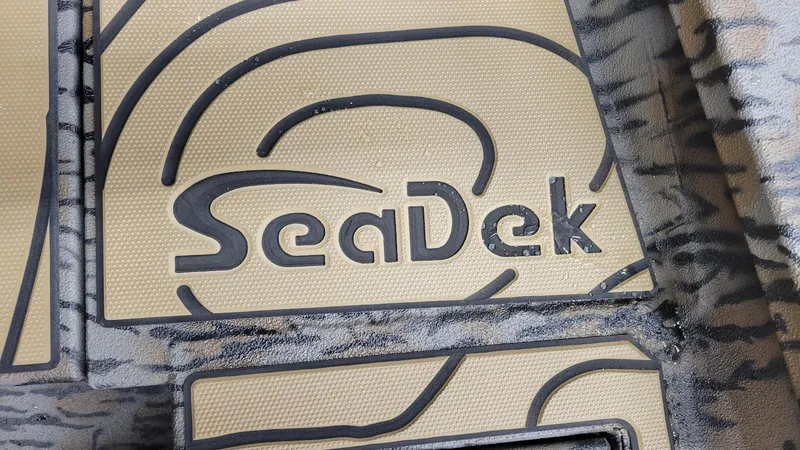 Slide: The Image of SeaDek flooring on 2025 Xpress H22 Bay boat with Yamaha Vmax 175 SHO. - 5