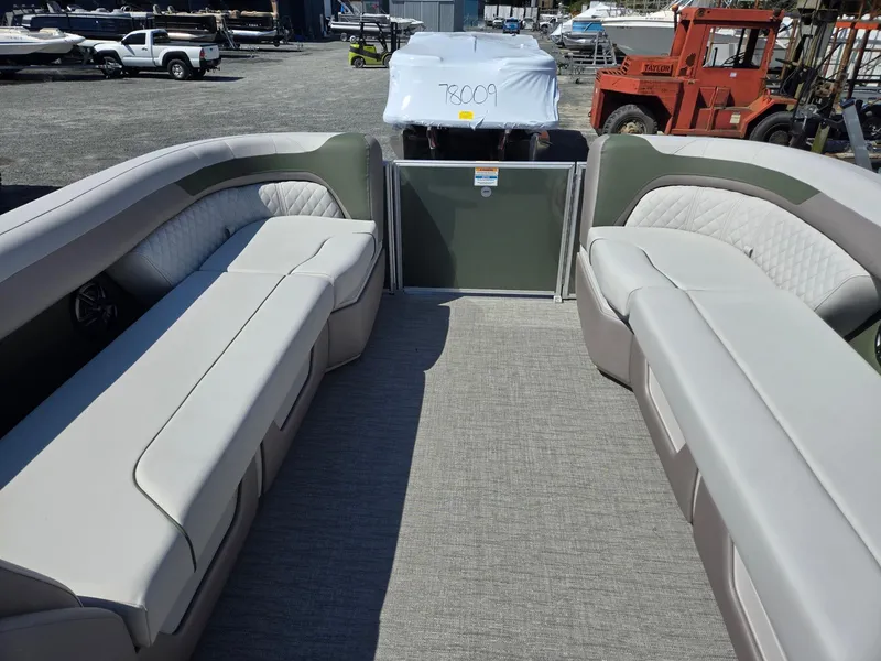 Slide: The Image of 2025 Godfrey Sweetwater 2286 C pontoon boat interior with spacious seating. - 33