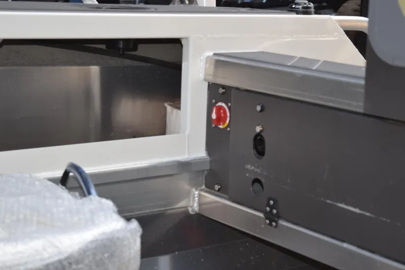 Slide: The Image of 2024 Stabicraft 1550 Frontier SportFish interior detail, showcasing sturdy construction and modern design. - 17