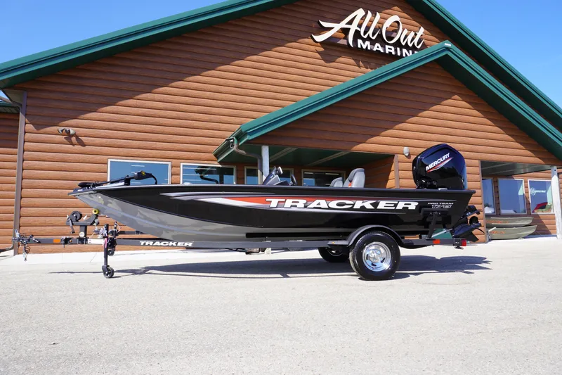 The Image of 2025 Tracker Pro Team 175 boat displayed at All Out Marine dealership. - 0