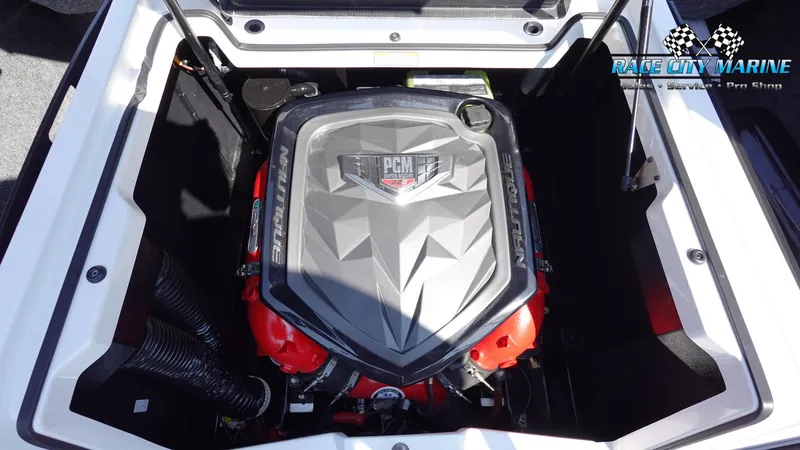 Slide: The Image of 2020 Nautique Super Air Nautique G23 engine compartment with PCM engine. - 19