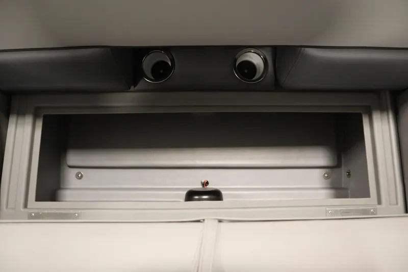 Slide: The Image of 2025 Bentley Pontoons 240 CRUISE, luxury pontoon boat with spacious seating and sleek design. - 8