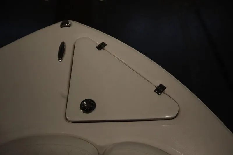 Slide: The Image of Sea Fox 228 Traveler 2025 boat bow storage compartment. - 12
